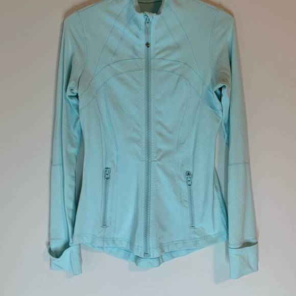 Lululemon teal set ( sweater and tank top) - Picture 1 of 13